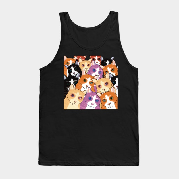 The Cats are watching you Tank Top by marina63